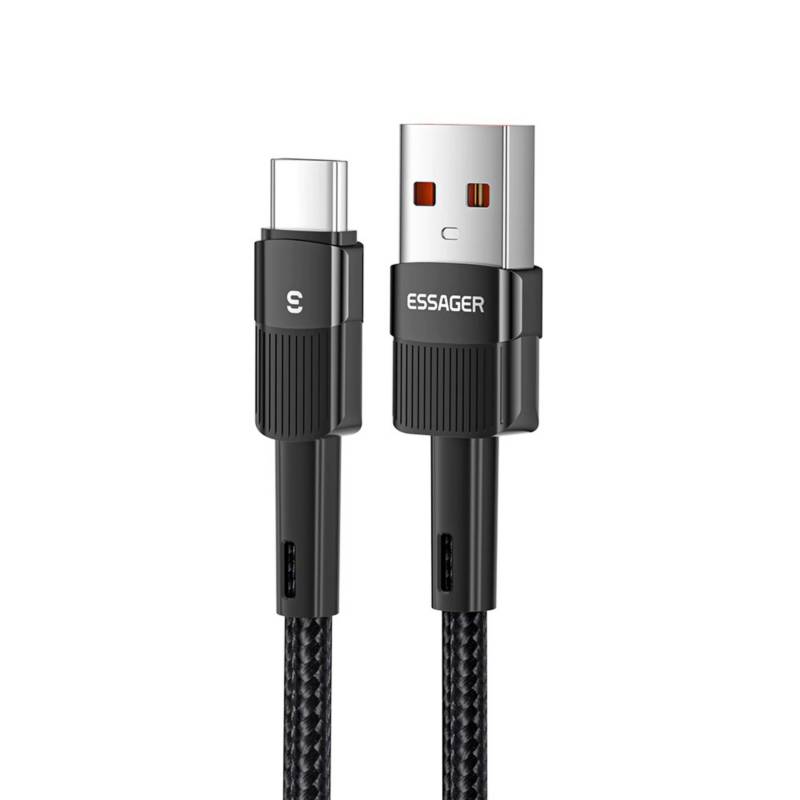 ESSAGER - Cable Carga Rápida USB A Tipo C 66W 6A 1 Metro