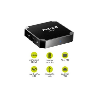 SMART TV BOX MINI QUAD-CORE ANDROID 7.1 1G RAM 8G ROM 4K - Philco