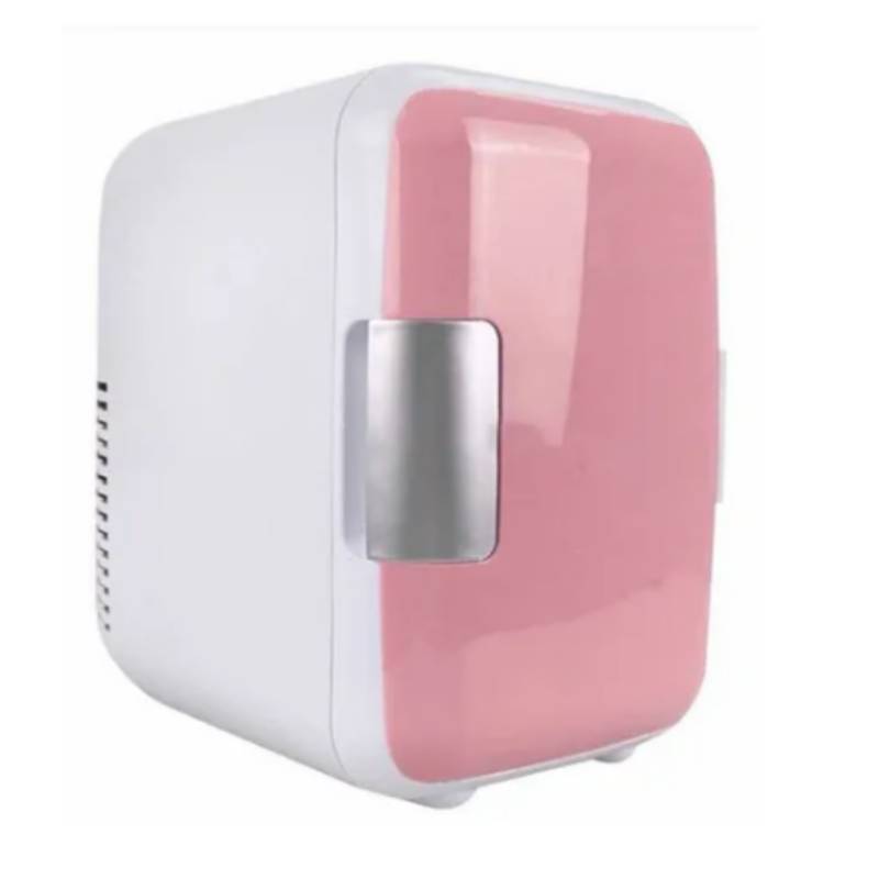 GENERICO - Mini refrigerador nevera de skincare rosada 4L