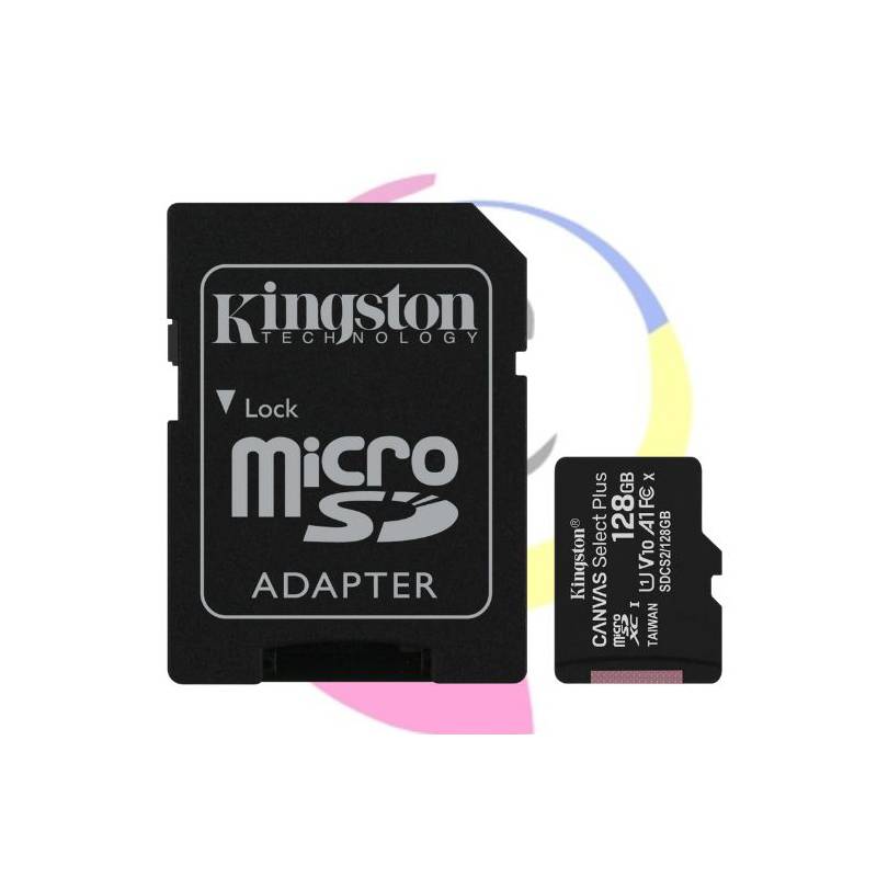 KINGSTON - Memoria microSD Canvas Select Plus Kingston 128GB