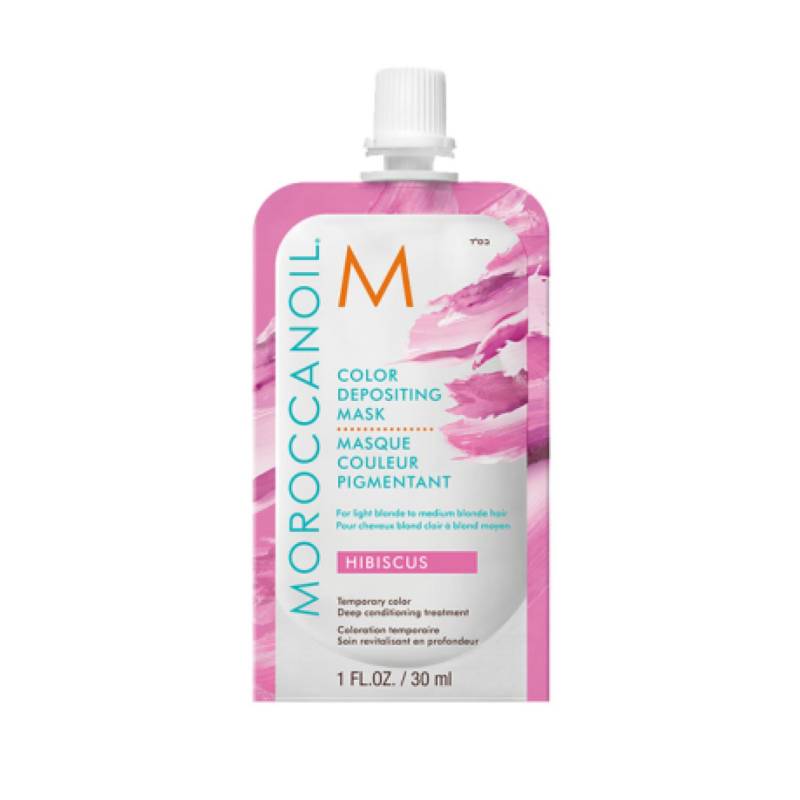 MOROCCANOIL - Moroccanoil Mascarilla Capilar Con Color Hibisco Rosa 30 Ml