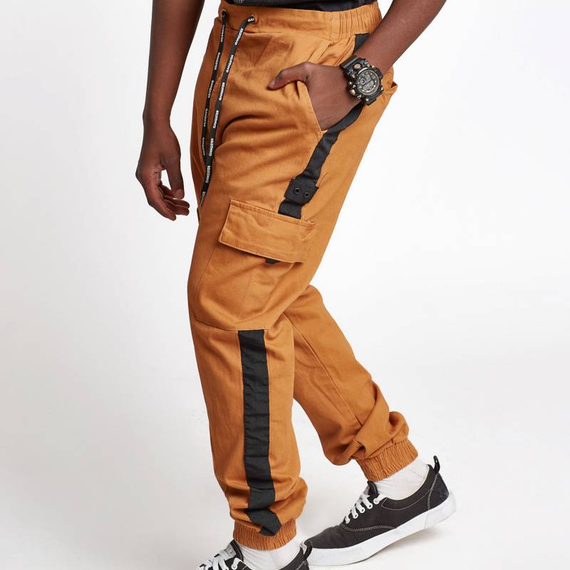 Pantalon Jogger Cargo Classic Mostaza Gangster