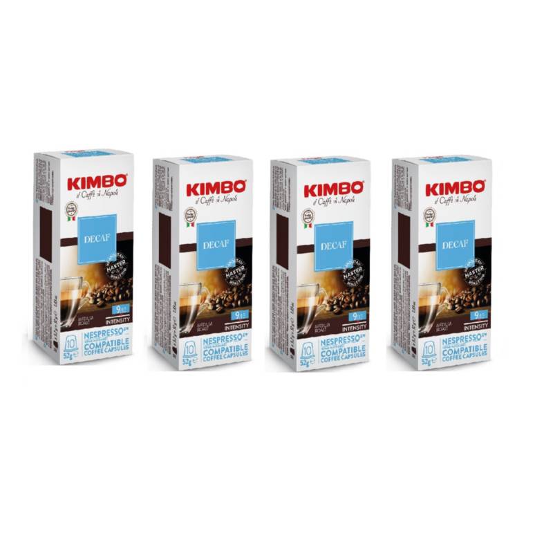 KIMBO - Café descafeinado cápsula x 40 unid. (Nespresso® compatible)