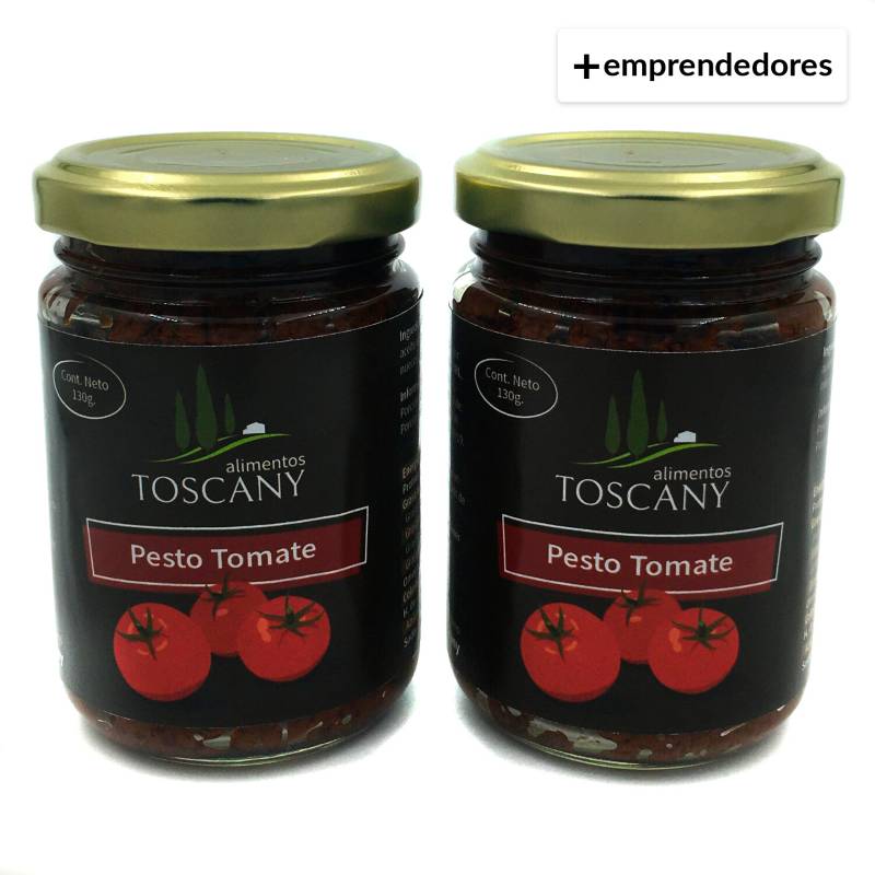ALIMENTOS TOSCANY - Pack Duo de Pesto de Tomate Deshidratado y Pesto