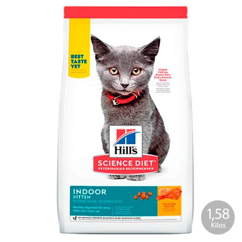 HILLS PET NUTRITION - Hills Kitten Indoor 1,58Kg