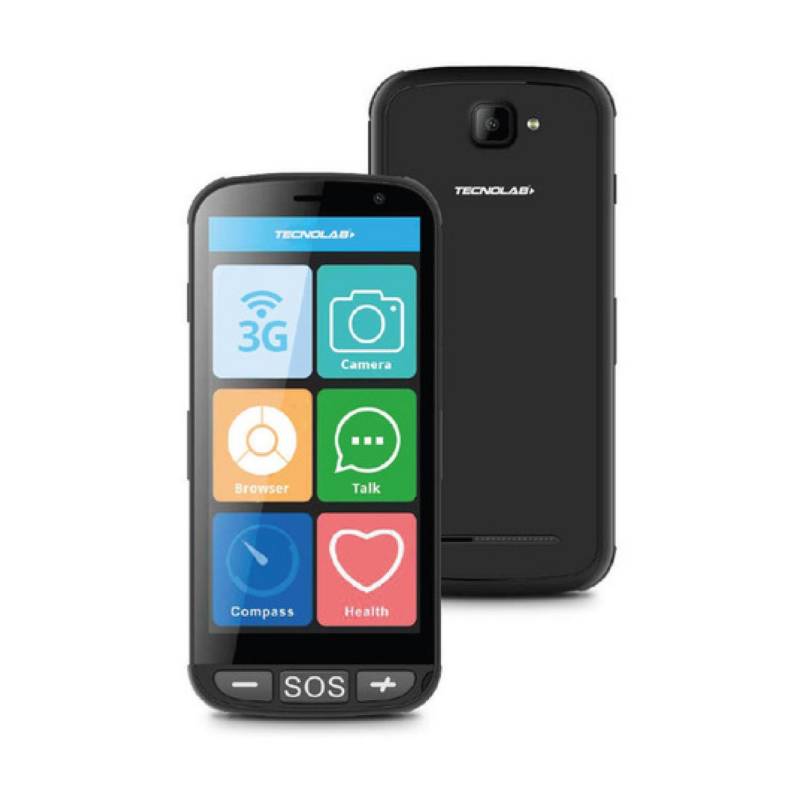 TECNOLAB - Telefono Celular Senior Adulto Mayor Smartphone 1GB RAM 8GB Android 5,1 Bluetooth Tecnolab