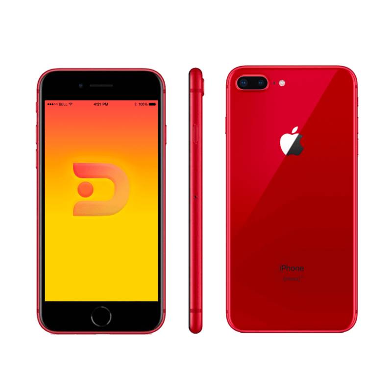 APPLE - iPhone 8 Plus 64 GB Red Reacondicionado