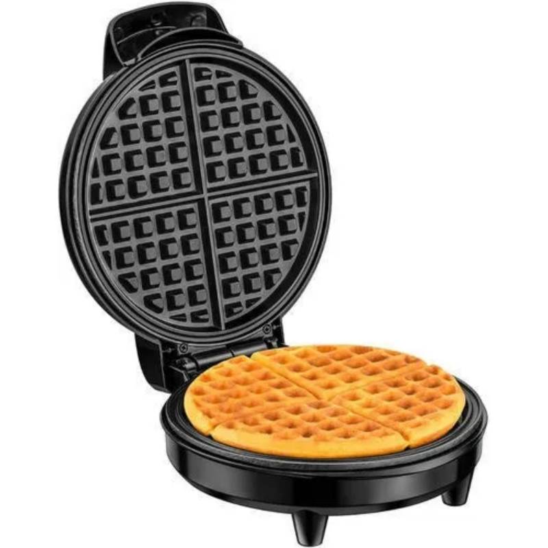 1 Maquina Para Hacer Waffles Electrica Redonda Gofrera Belga Sandwichera  NUEVO