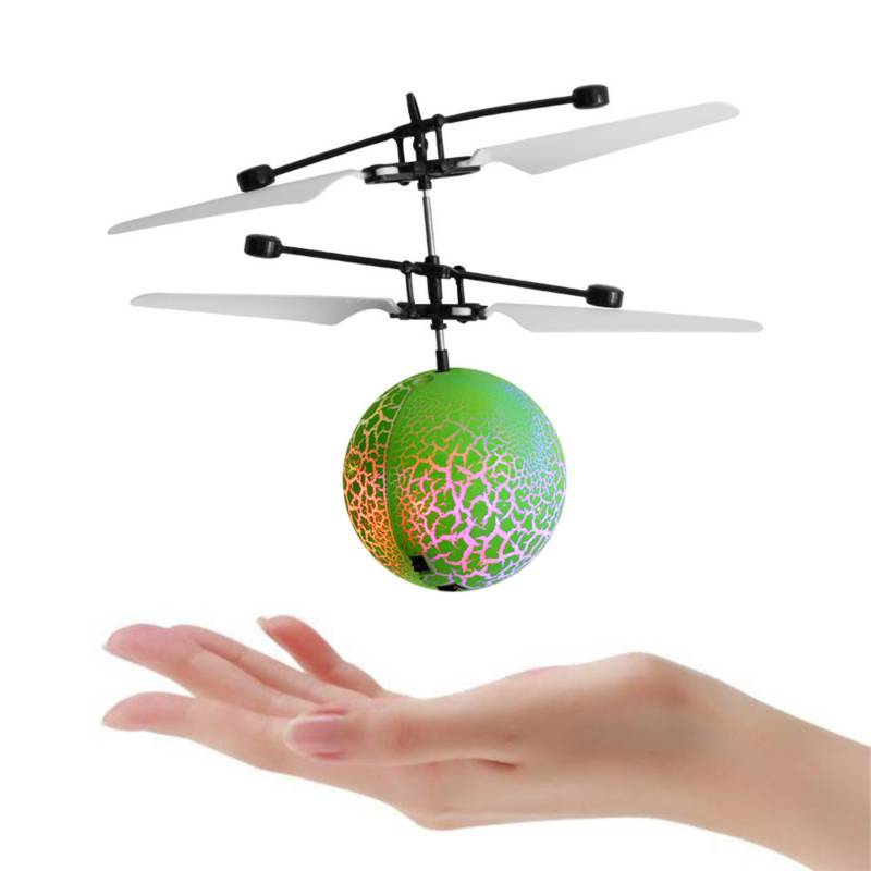 MALCREADO34401 - Volador Mini Drone Sensor Led Juguete Niños Verde