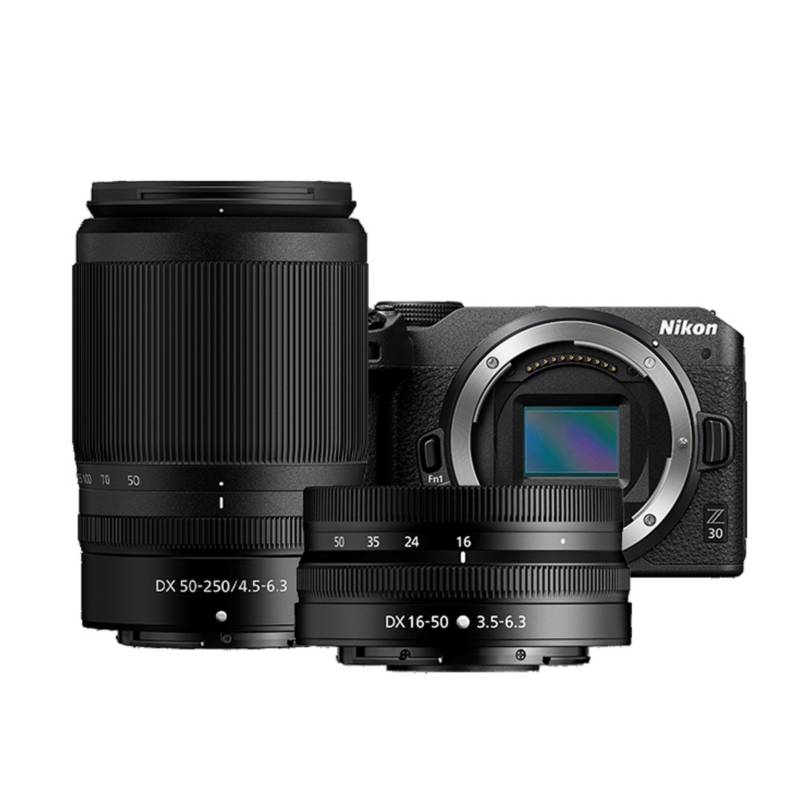 NIKON - Cámara Nikon Mirrorless Z30 CLentes 16-50mm  50-250mm