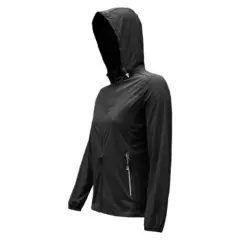 ANDESLAND OUTDOOR APPAREL - Cortaviento stretch quick-drying negro mujer