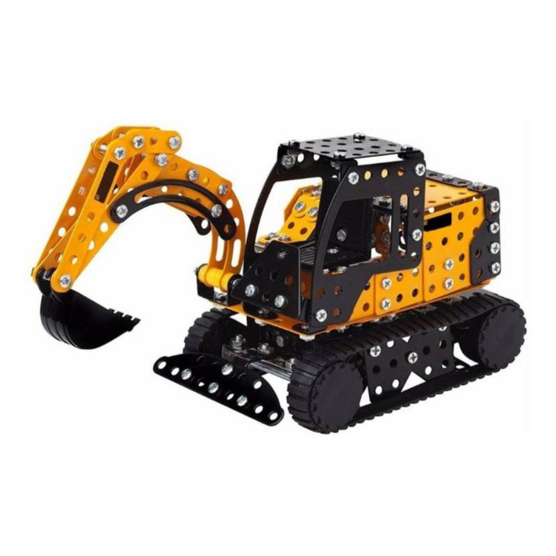 ASTR Kit Lego Mecano Construcción Excavadora Orugas Metal 359pcs