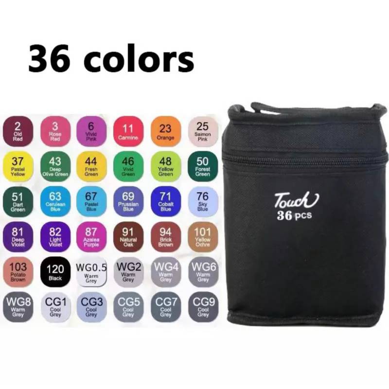 Marcadores Profesionales - Touch 36 Colores IMPORTADO
