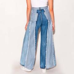 MOMCHIC - Jeans wide Aurora Flecos