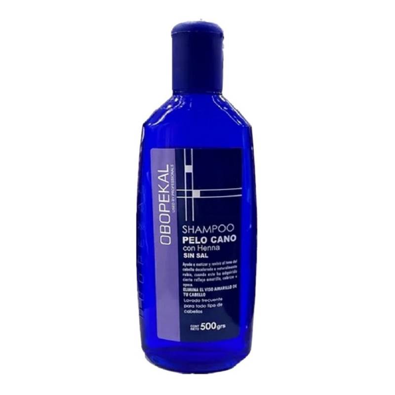 GENERICO - Shampoo Matizador Azul con Henna Sin Sal