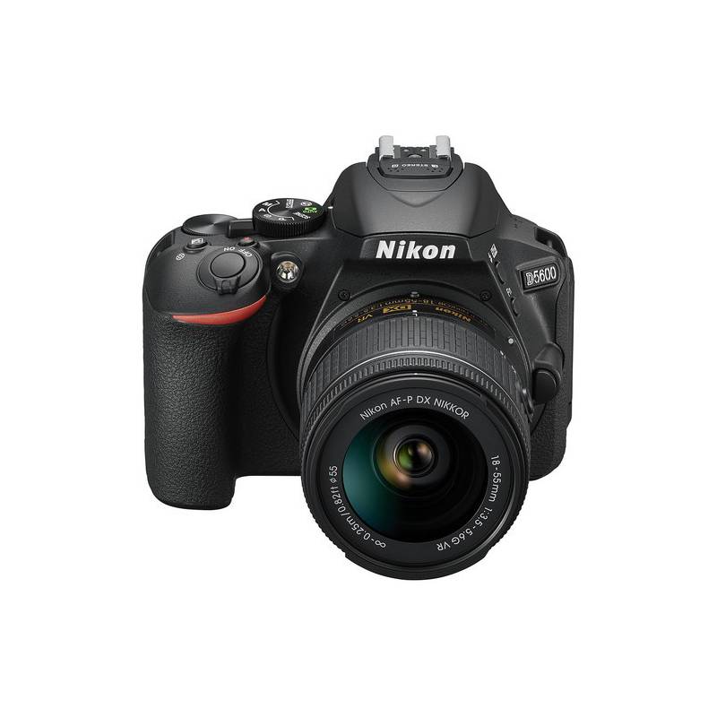 NIKON - Cuerpo Cámara Nikon D5600 DSLR con Lente 18-55mm - Negro