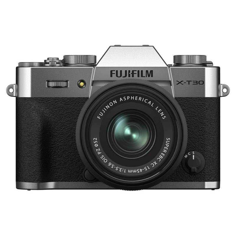 FUJIFILM - Cámara Fujifilm X-T30 Digital Sin Espejo 15-45mm - Plata
