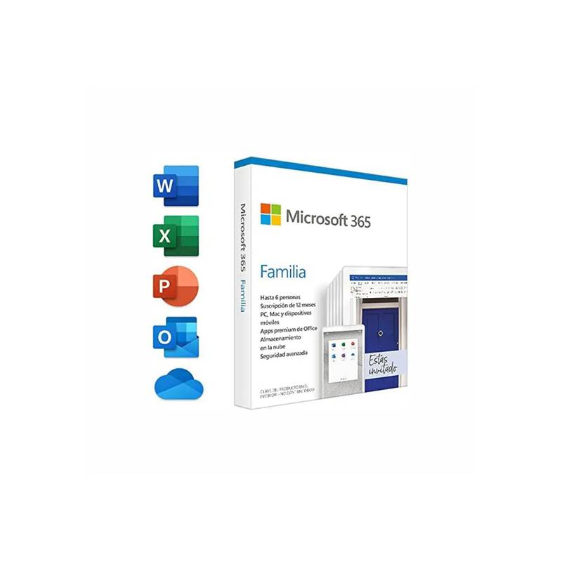 MICROSOFT - Microsoft Office 365 Familia Digital/ 6 usuarios, suscripción12 meses