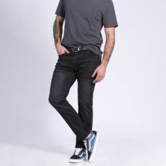 POTROS - Jeans Linea Spandex Slim Fit Negro POTROS