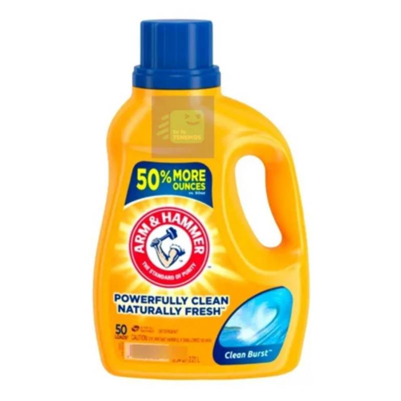 GENERICO - Detergente Líquido Clean Burst 2.21lt 50 Cargas W-16707