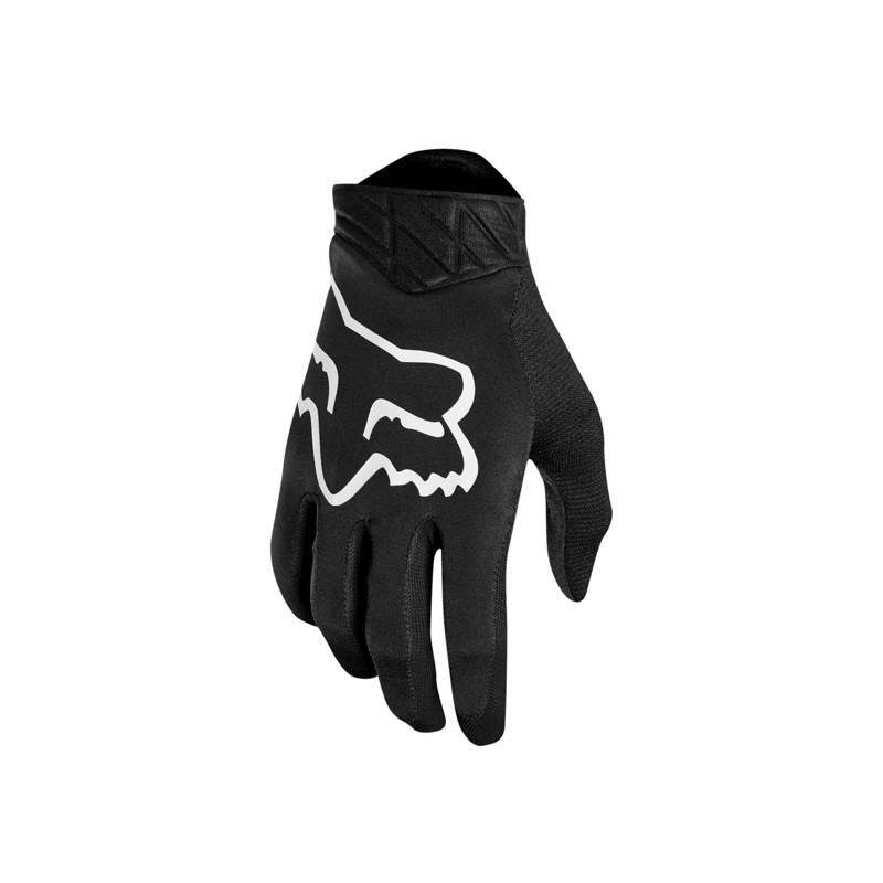 Guantes motocross fox airline color negro