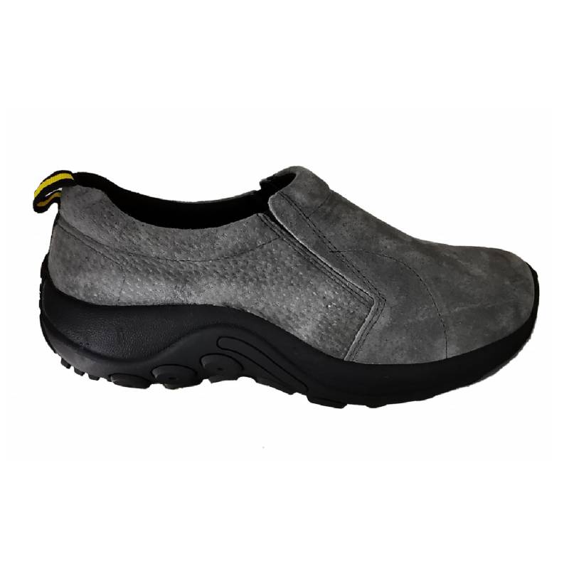 AGTA - Zapatos De Hombre De Cuero Gamuzado Gris Casual 1072