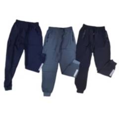 GENERICO - Pack 3 Pantalones Buzo Hombre Liso Secado Rápido Deportivo