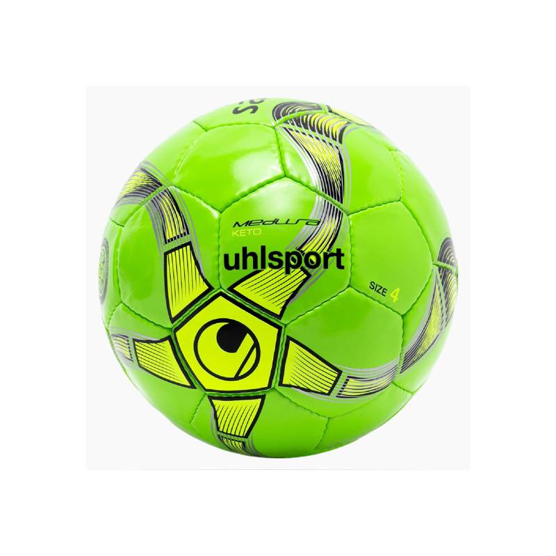 UHLSPORT - Pelota Futbol Medusa Keto Verde Fluor/Amarillo Fluor/Negro 4 UHLSPORT
