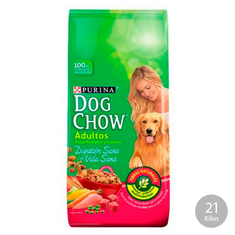 DOG CHOW - Dog Chow Adulto Mediana Grande (21 Kg.)
