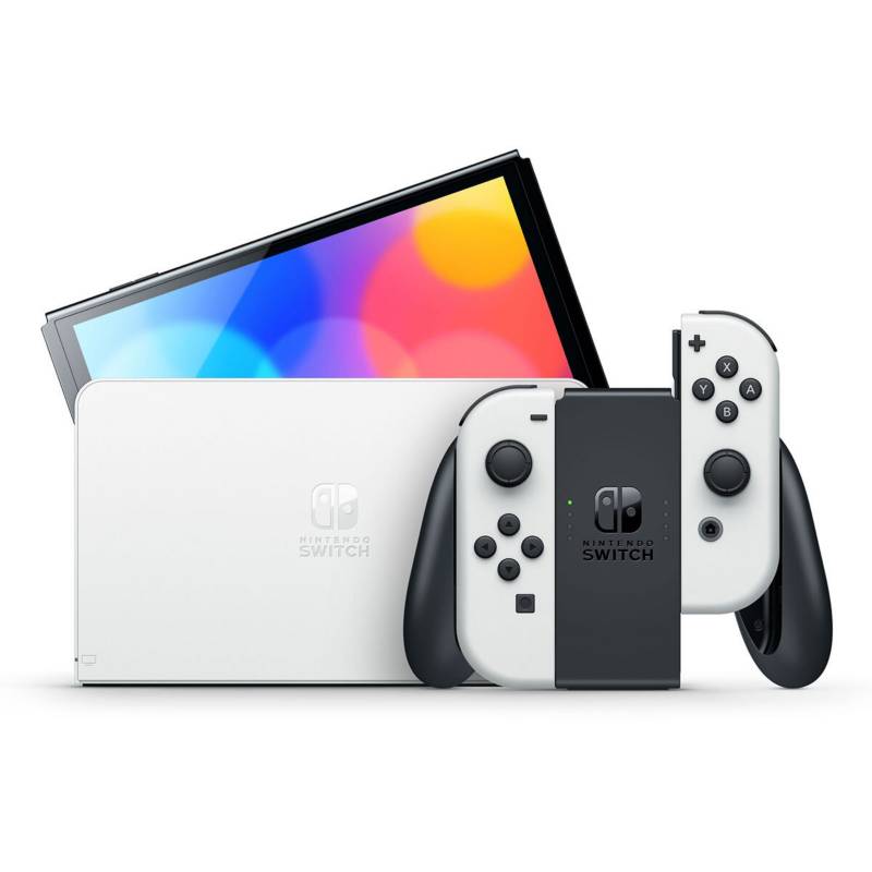 NINTENDO - Nintendo Switch Oled 64gb Standard Color Blanco Y Negro