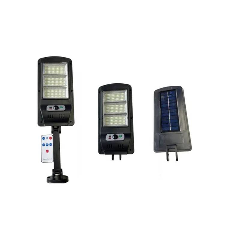 Foco Luz Led Solar Sensor Movimiento + Soporte + Control