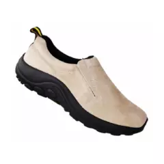 AGTA - Zapatos De Hombre De Cuero Gamuzado Beige Casual 1070