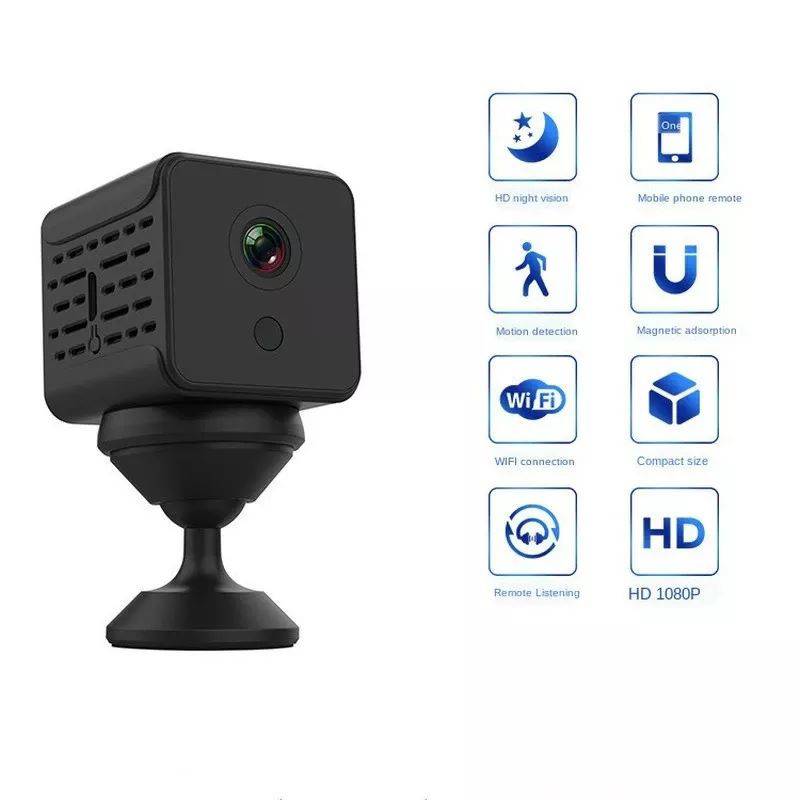 Mini Cámara Espía Wifi Full HD 1080P 2mp 3 Cm Inalámbrica Visión Nocturna  Ip App