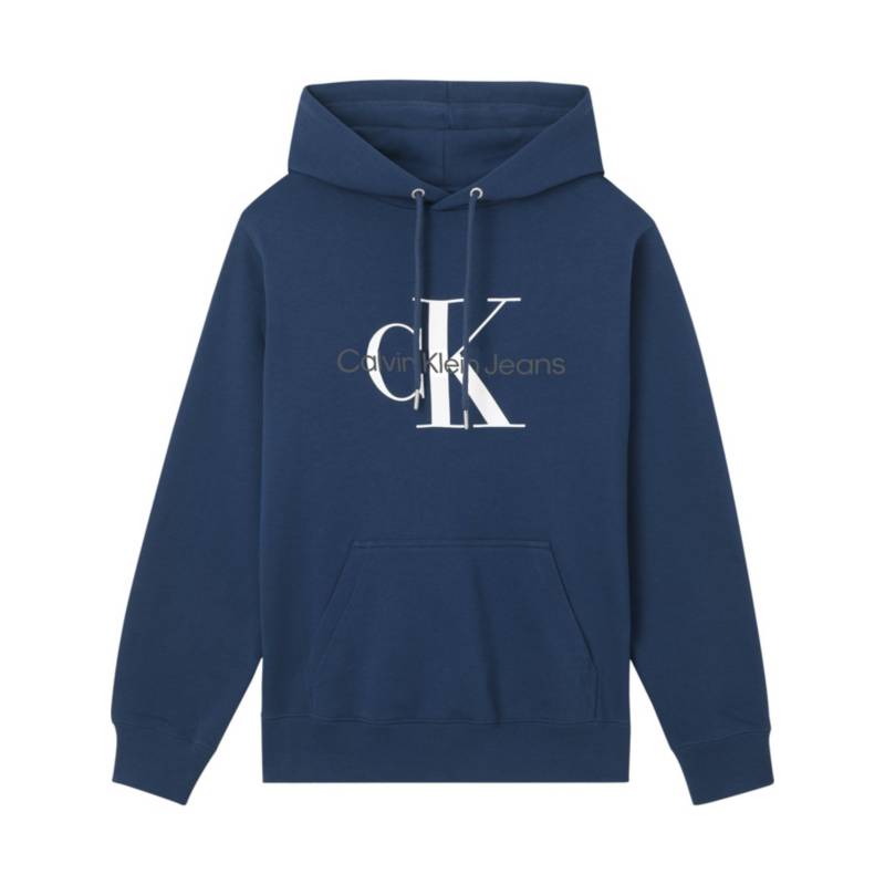 CALVIN KLEIN - Hoodie Seasonal Monogram Azul Calvin Klein