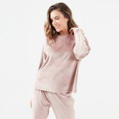 BARBIZON - Pijama Elisa Plush Rosa