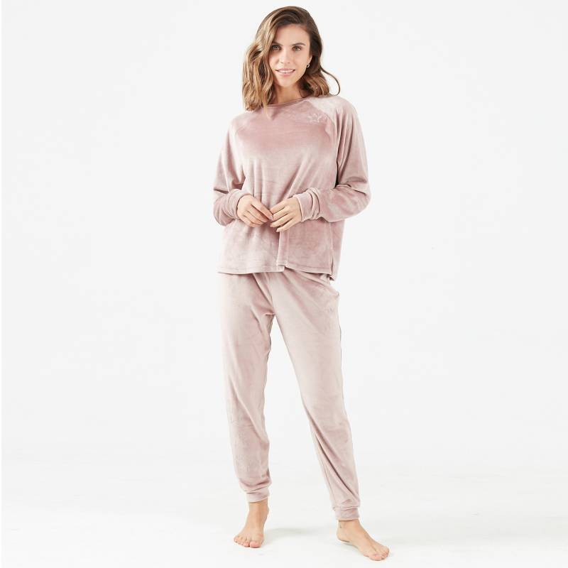 BARBIZON - Pijama Elisa Plush Rosa