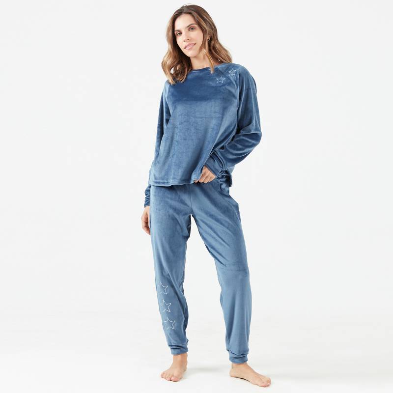 BARBIZON - Pijama Elisa Plush Azul