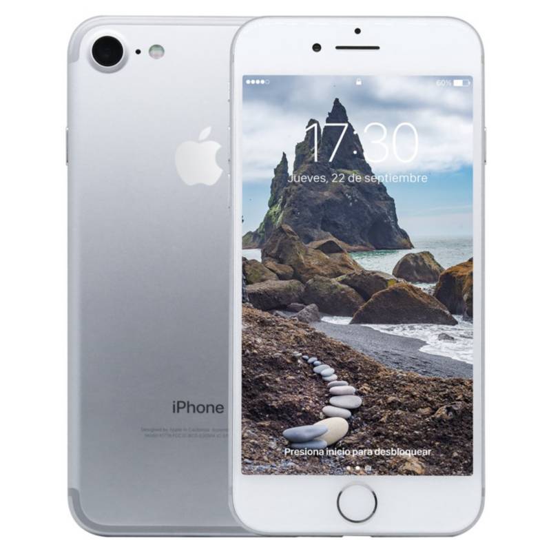 APPLE - Apple iPhone 7 32GB-Plateado Reacondicionado