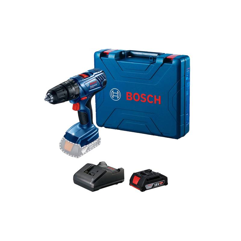 BOSCH - Taladro Percutor 18V Gsb 180-Li + 1 Bateria 18V 2.0 Ah + Cargador Professional Bosch BOSCH