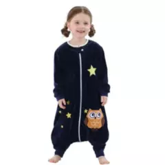 COOK & PLAY - Saco de Dormir Pijama Infantil con Mangas Búho
