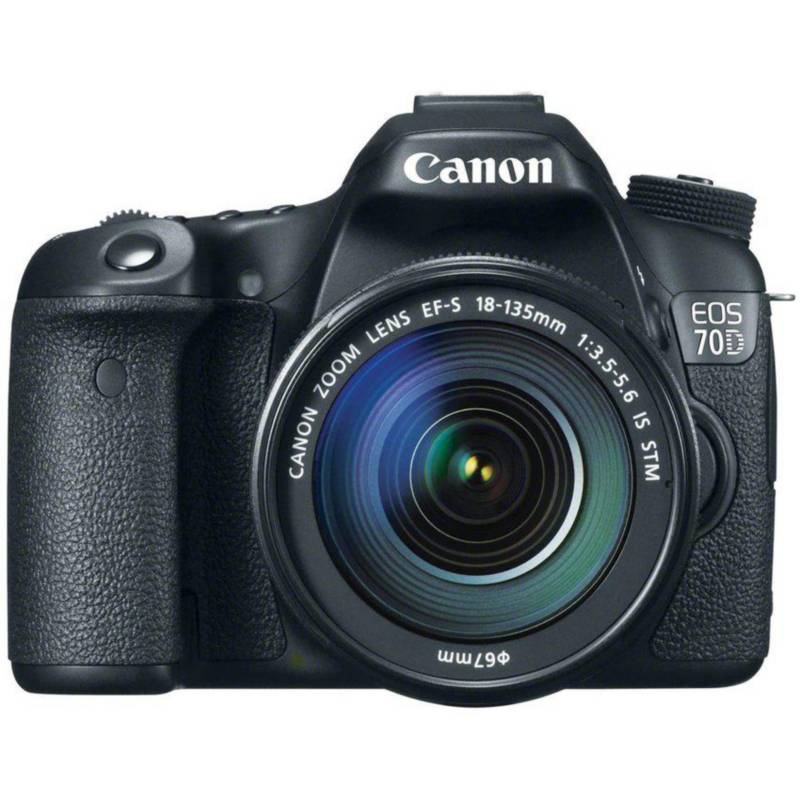 CANON - Cámara Digital Canon EOS 70D Kit 18-135mm STM
