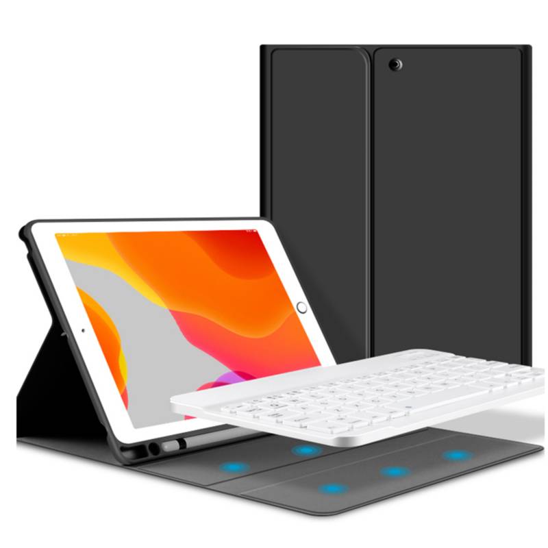 GENERICO - Funda Con Teclado Bluetooth Para iPad Mini 6 2021 Color Negro