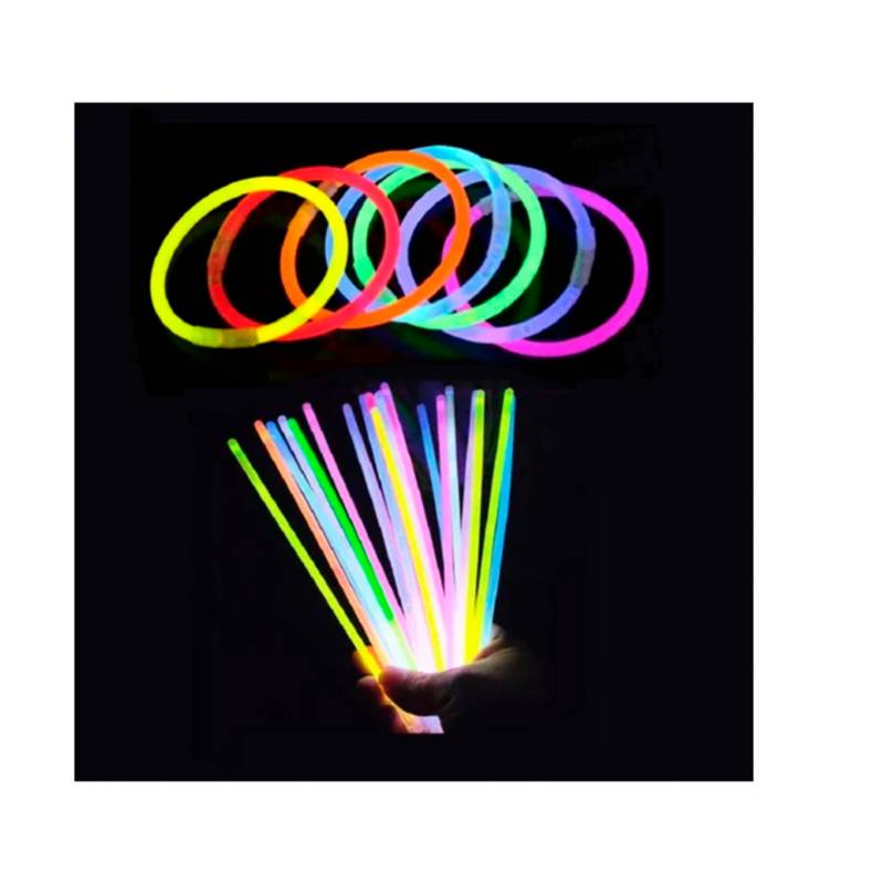 100 pulseras fluorescentes: Accesorios,y disfraces originales baratos -  Vegaoo