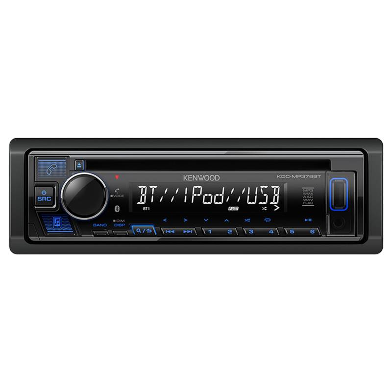 KENWOOD - Radio para auto KDC-MP378BT BLUETOOH CD