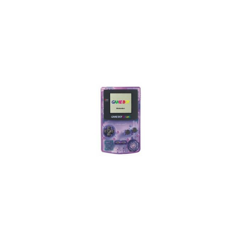 Nintendo game boy color púrpura transparente Reacondicionado NINTENDO