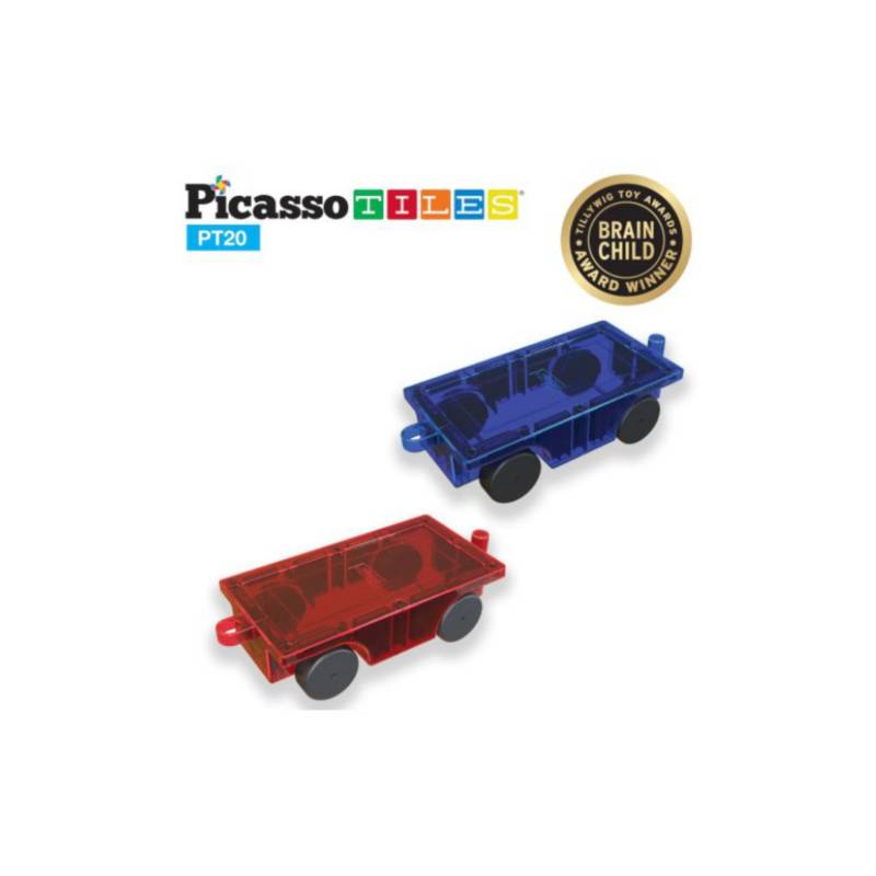 PICASSO TILES - Camióncitos x 2 magnéticos picasso tiles