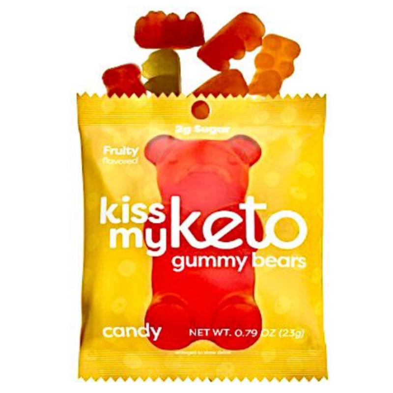 KISS MY KETO - 12 paquetes Gomitas Keto con Aceite MCT (USA)