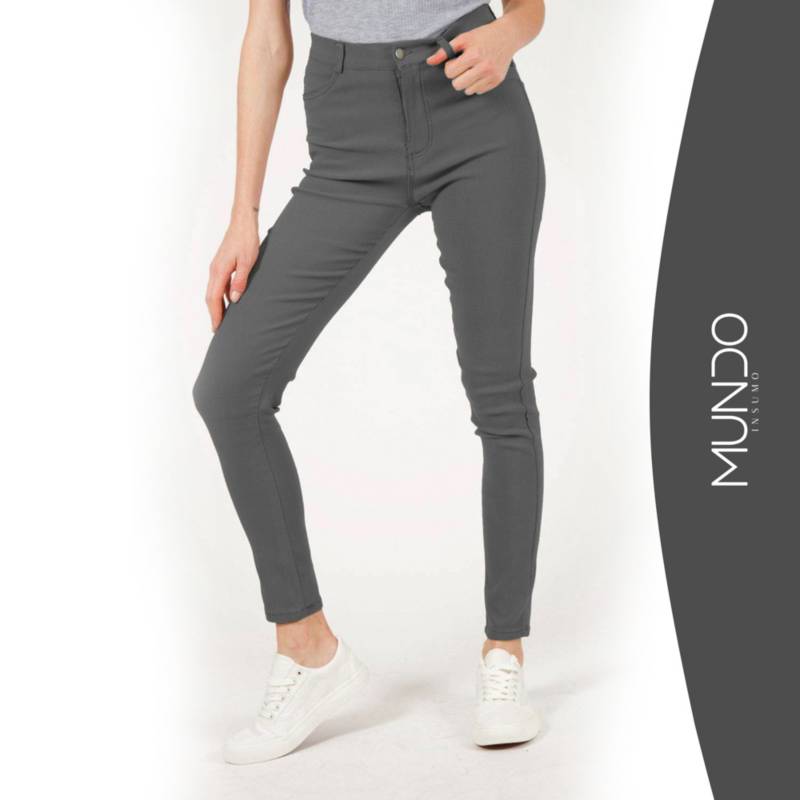 GENERICO - Pantalón Leggins Tipo Jeans Elástico De Mujer colores