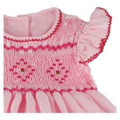 ENCANTO - Vestido niña bebé algodón bordado a mano CATALINA