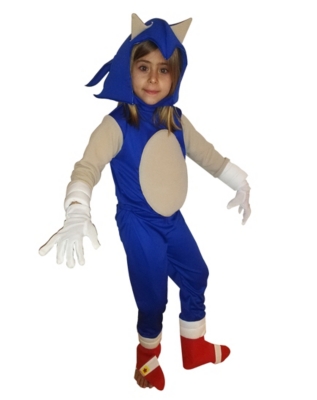 Reunión colección Oponerse a TODODISFRACESCHILE Disfraz Sonic con Guantes Talla 4 | falabella.com